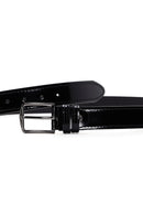 Men's Black Leather Belt | Derimod