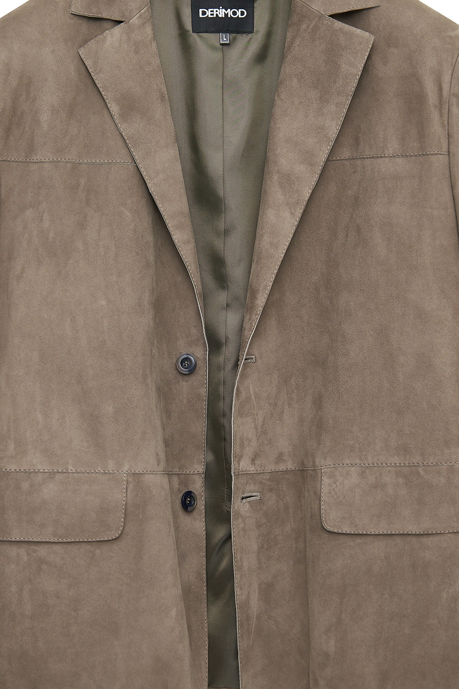 Rodrygo Men's Mink Blazer Suede Leather Jacket