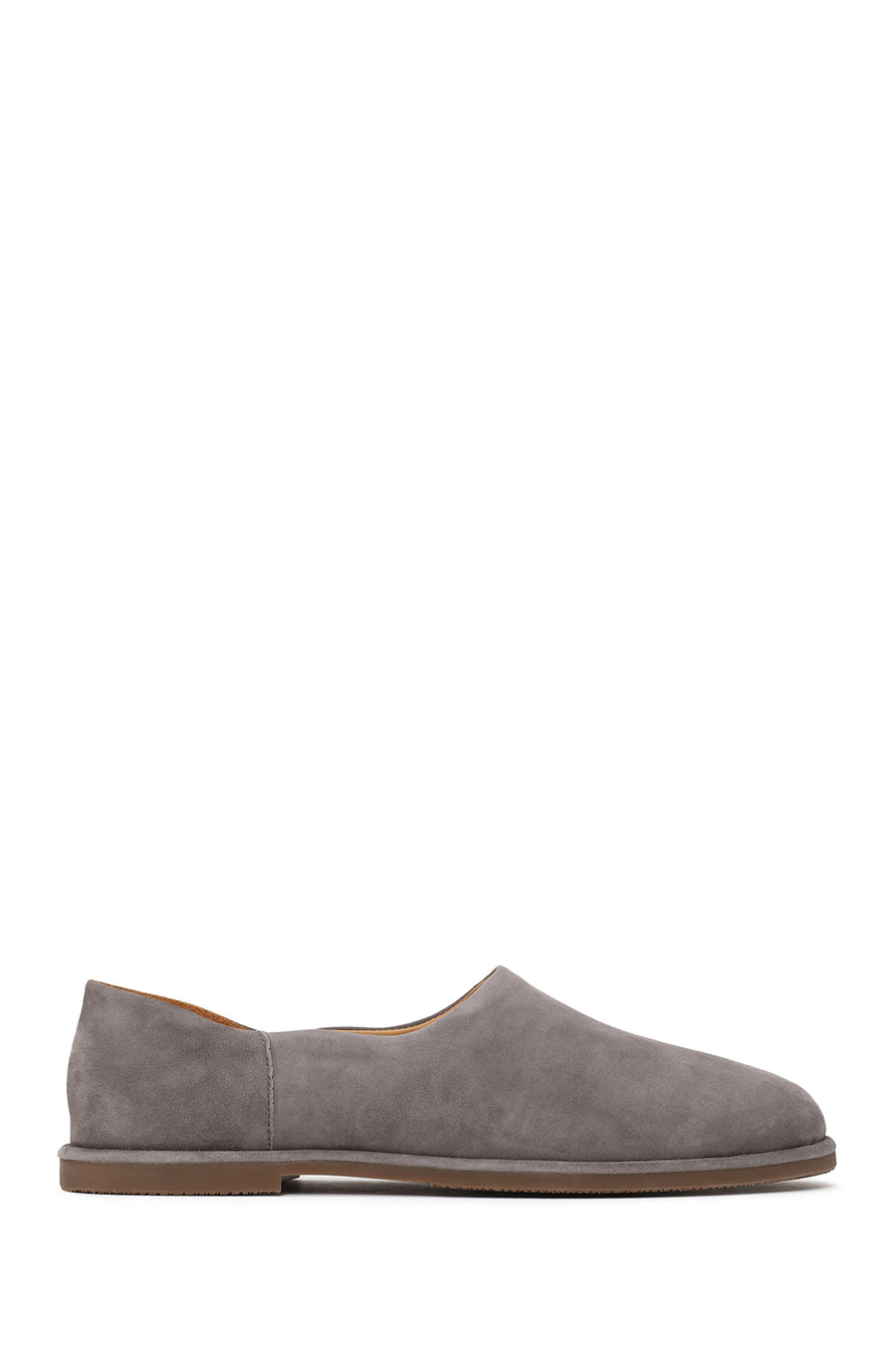 Male Grey Suede Loafer 26SFD698010 | Derimod