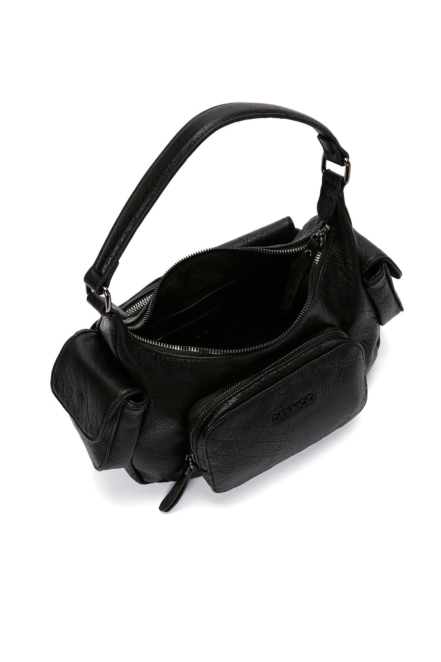 Women's Black Long Strap Shoulder Bag
