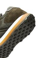 Erkek Deri Süet Detaylı Sneaker | Derimod