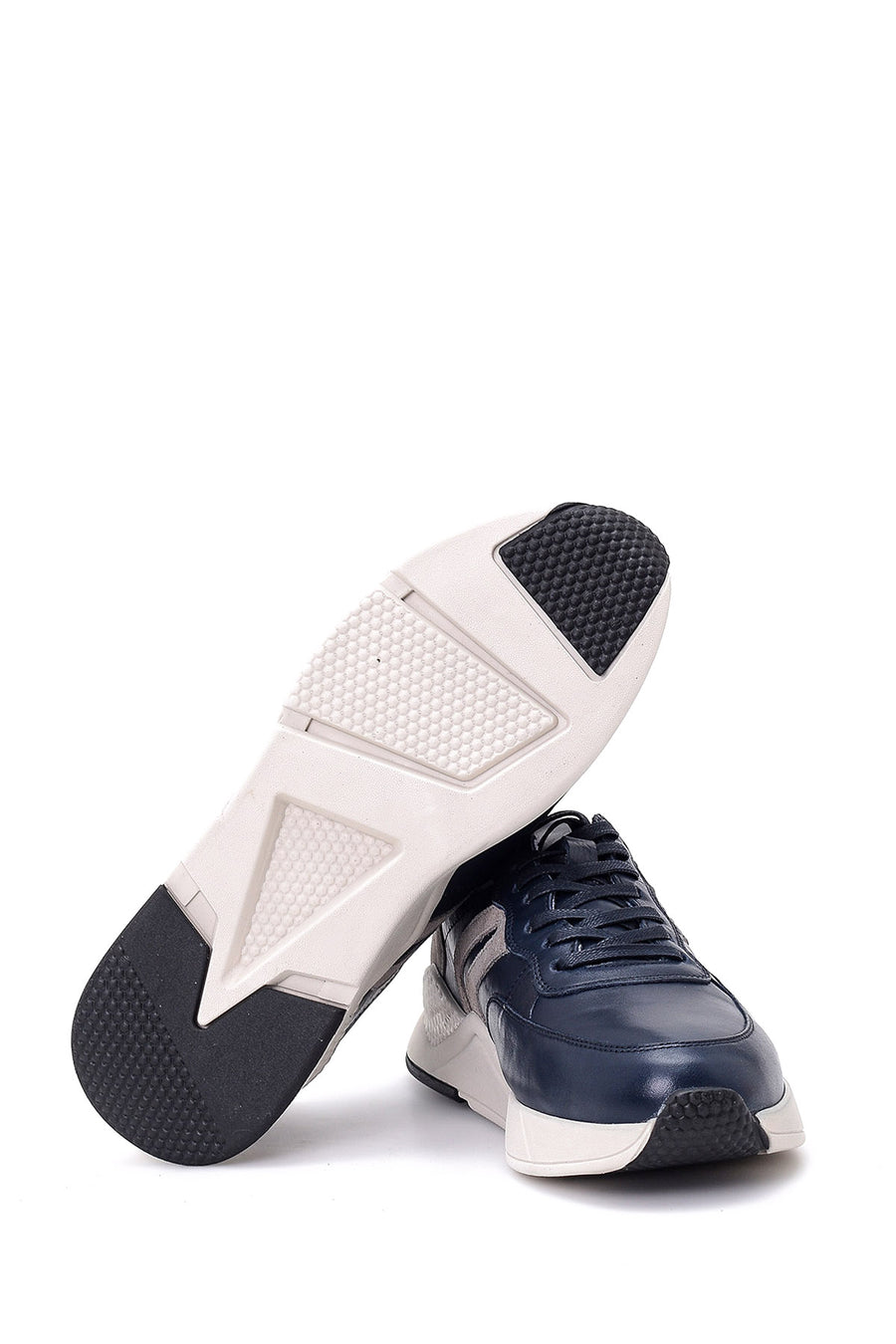 Men's Suede Detailed Leather Sneaker