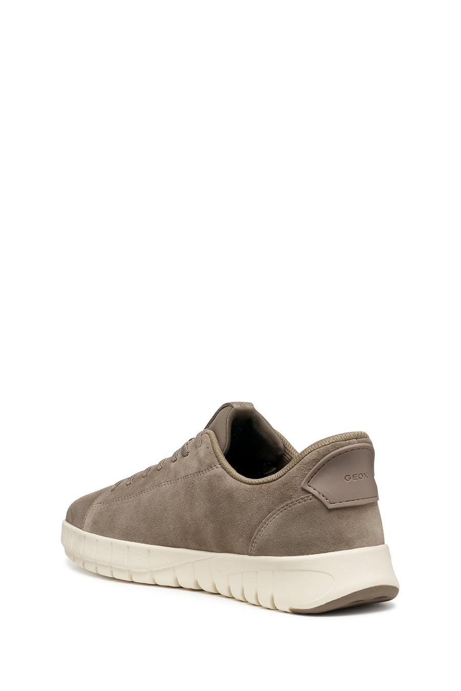 Geox Erkek Bej U Flextrıde Plus Bağcıklı Süet Deri Sneaker