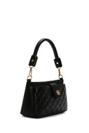 Women's Black Long Strap Quilted Handbag | Derimod