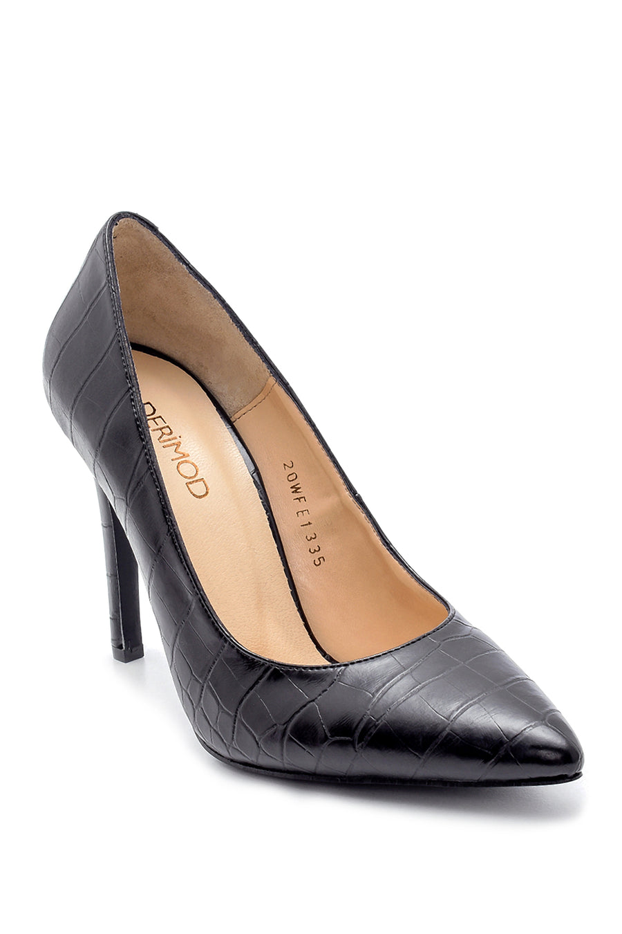 Kadın Kroko Desen Stiletto