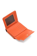 Women's Orange Printed Wallet | Derimod