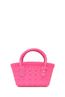 Women's Pink Long Strap Mini Jelly Handbag | Derimod