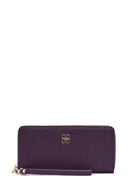 Women's Purple Strap Detailed Wallet | Derimod