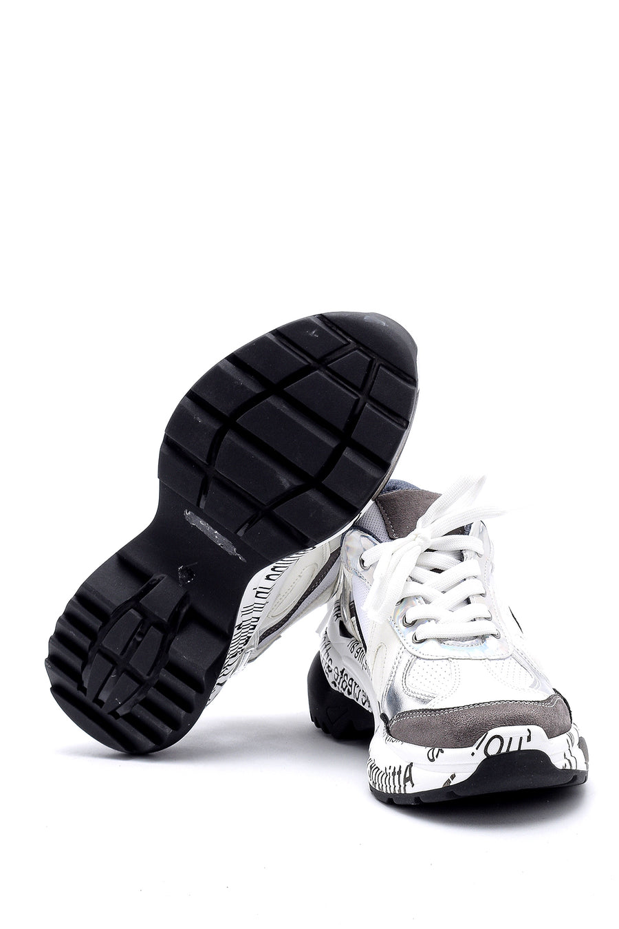 Women's Patterned Leather Sneaker