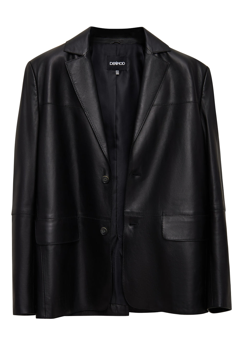 Rodrygo Men's Black Blazer Leather Jacket