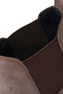 Male Mink Suede Chelsea Boots | Derimod