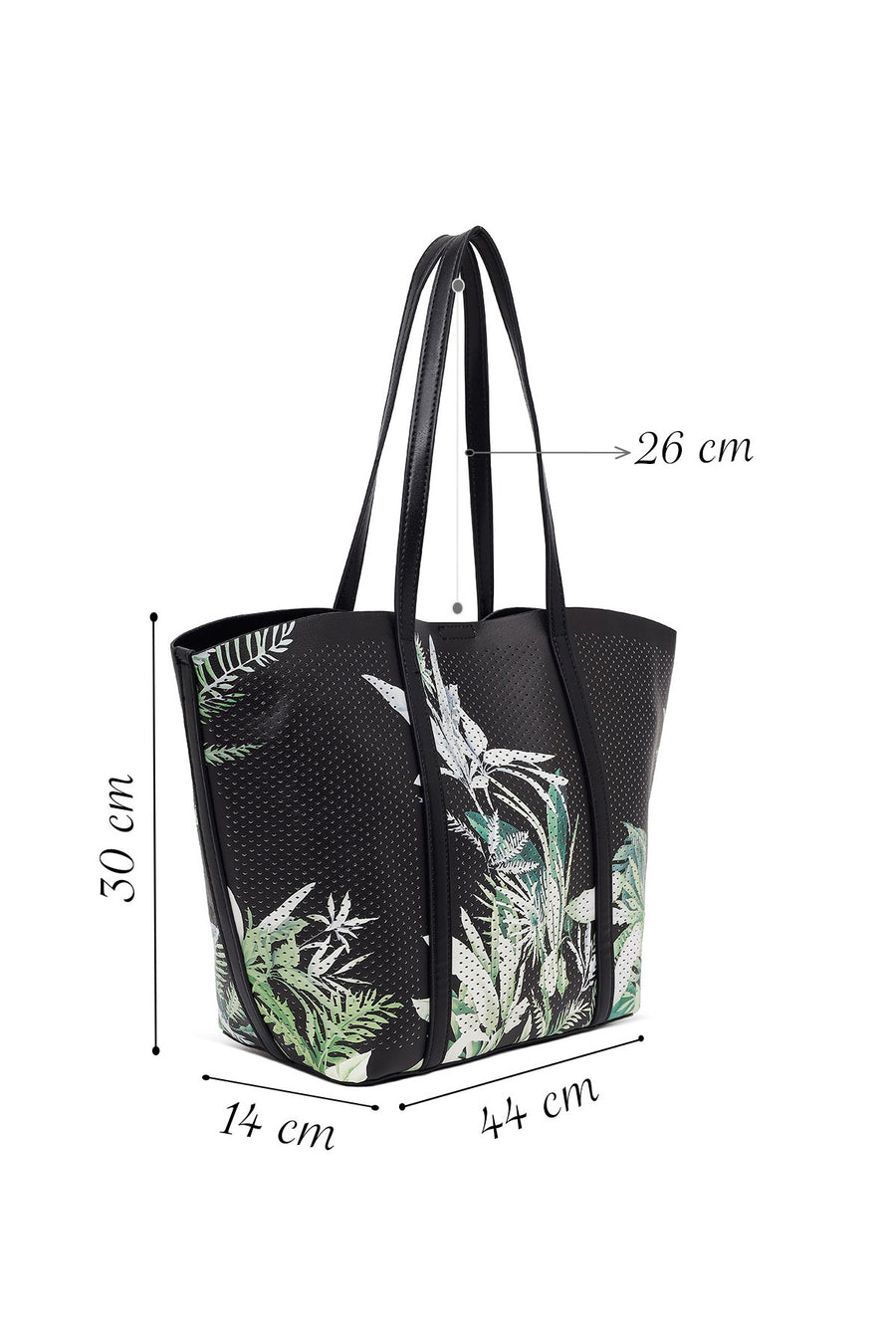 Woman Black Printed Shoulder Bag