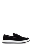 Men's Black Lace-Up Suede Leather Casual Shoes | Derimod