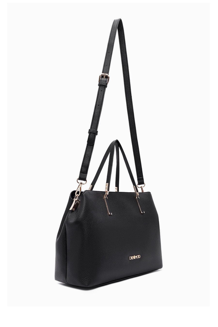 Women's Black Long Strap Shoulder Bag