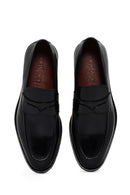 Men's Black Leather Classic Loafer | Derimod