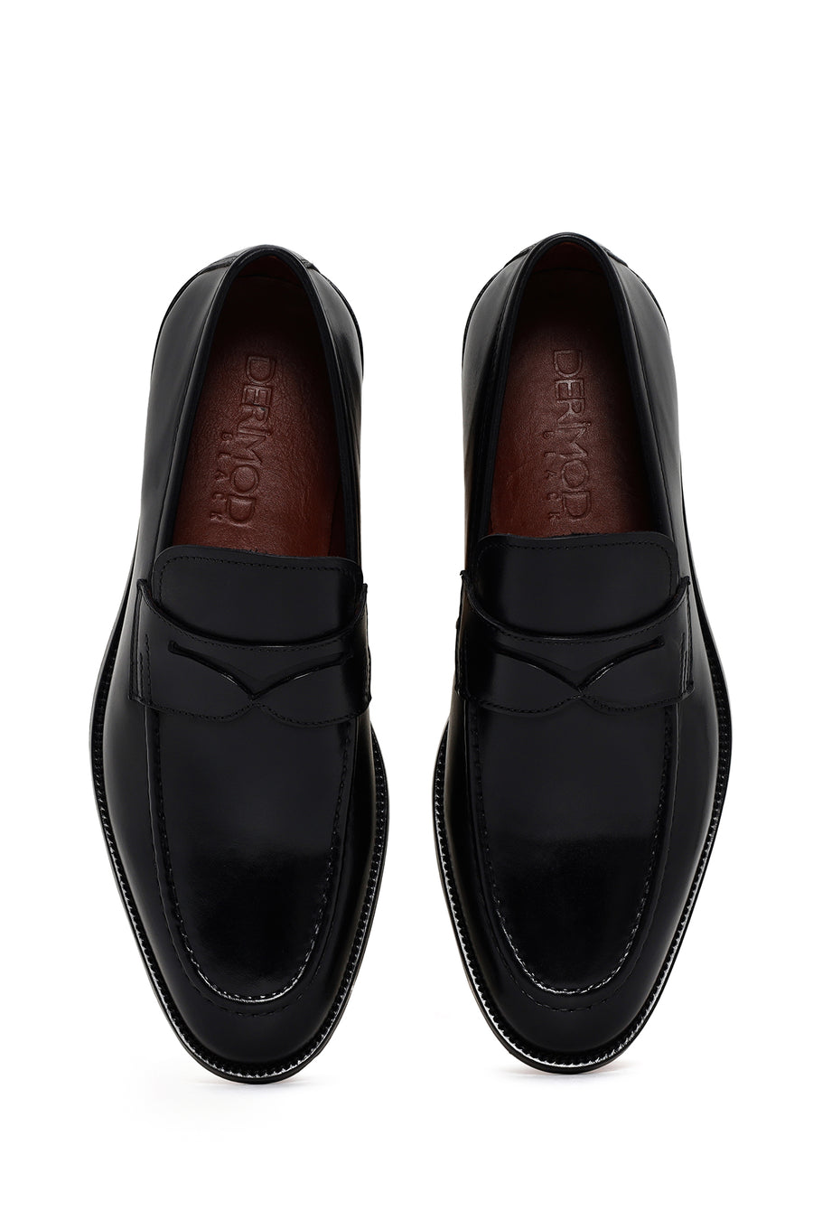 Men's Black Leather Classic Loafer