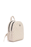 Women's Cream Straw Backpack | Derimod
