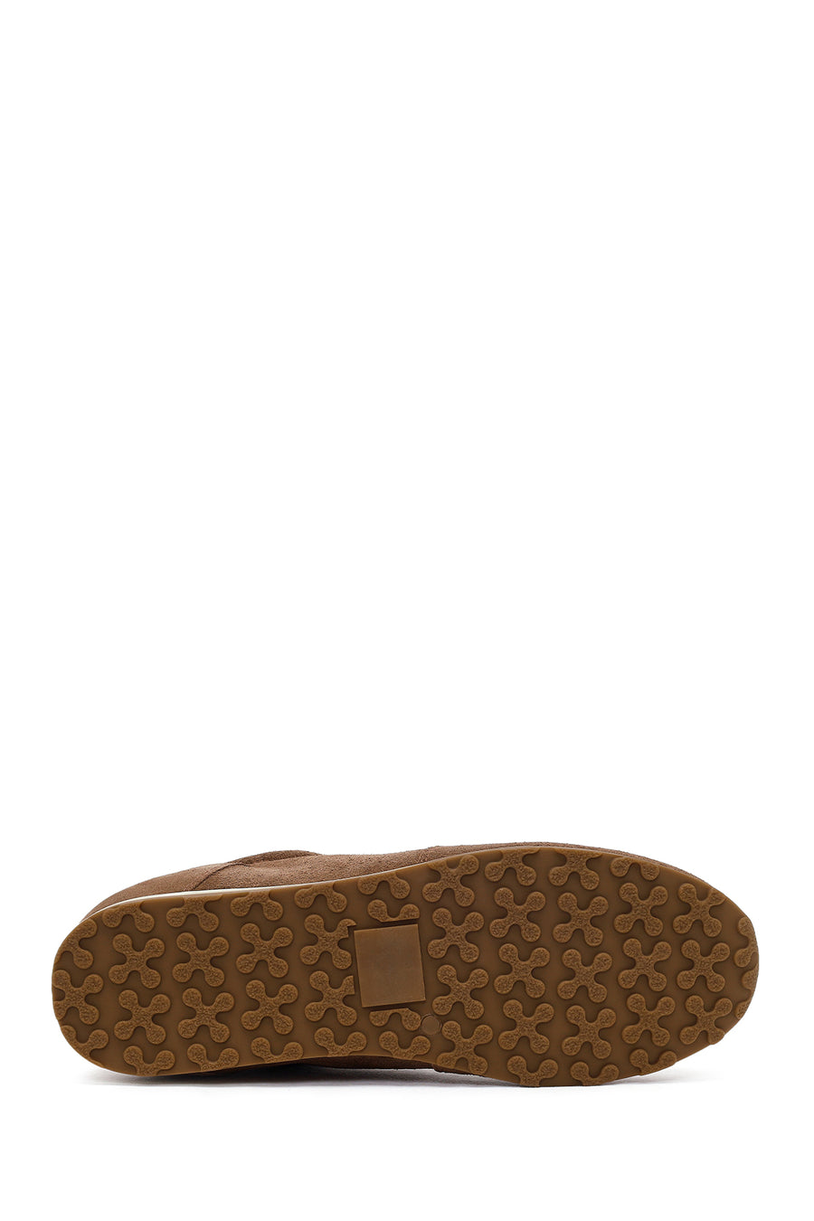 Erkek Kahverengi Bağcıklı Süet Deri Sneaker