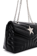 Women's Black Quilted Crossbody Bag | Derimod