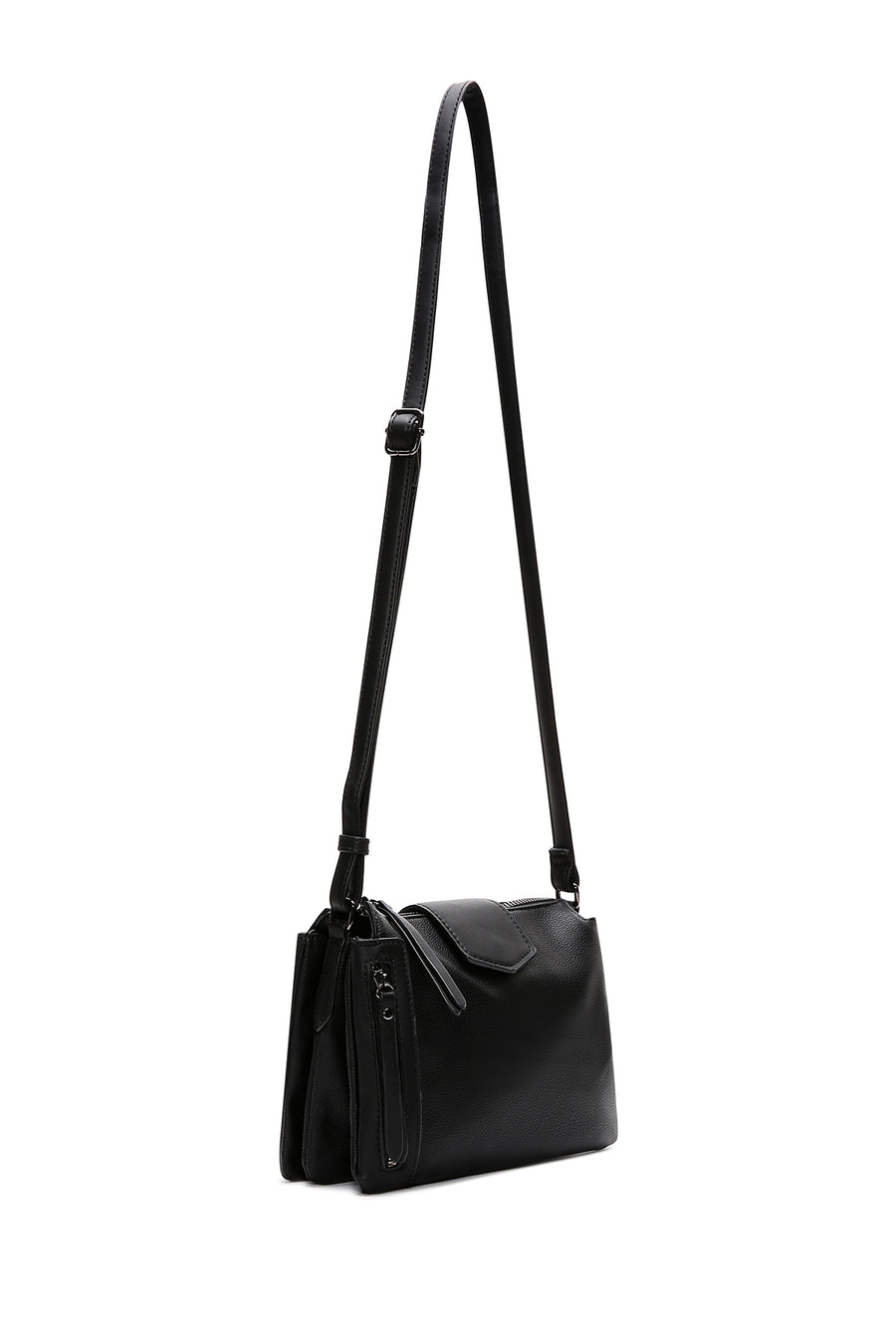 Women's Black Casual Crossbody Bag