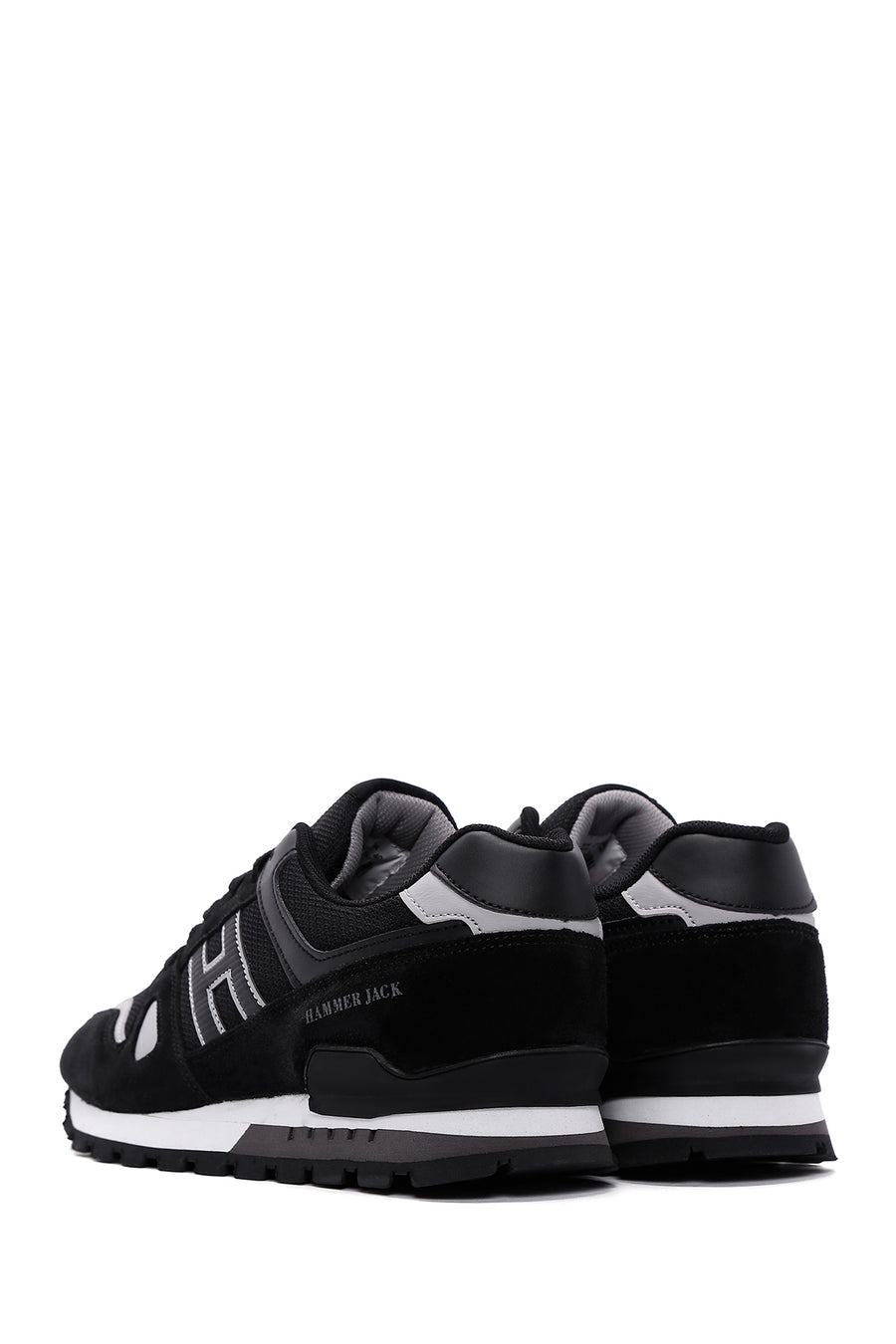 Hammer Jack Men's Black Leather Sneaker