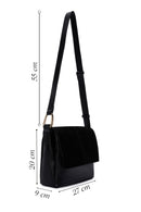 Women's Black Long Strap Crossbody Bag | Derimod