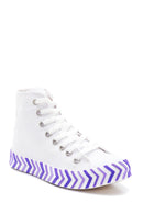 Women's White High Top Sneaker | Derimod