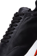 Erkek Siyah Deri Sneaker | Derimod