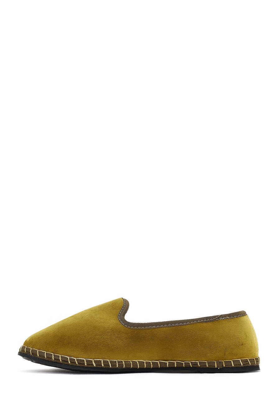 Kadın Yeşil Kumaş Loafer