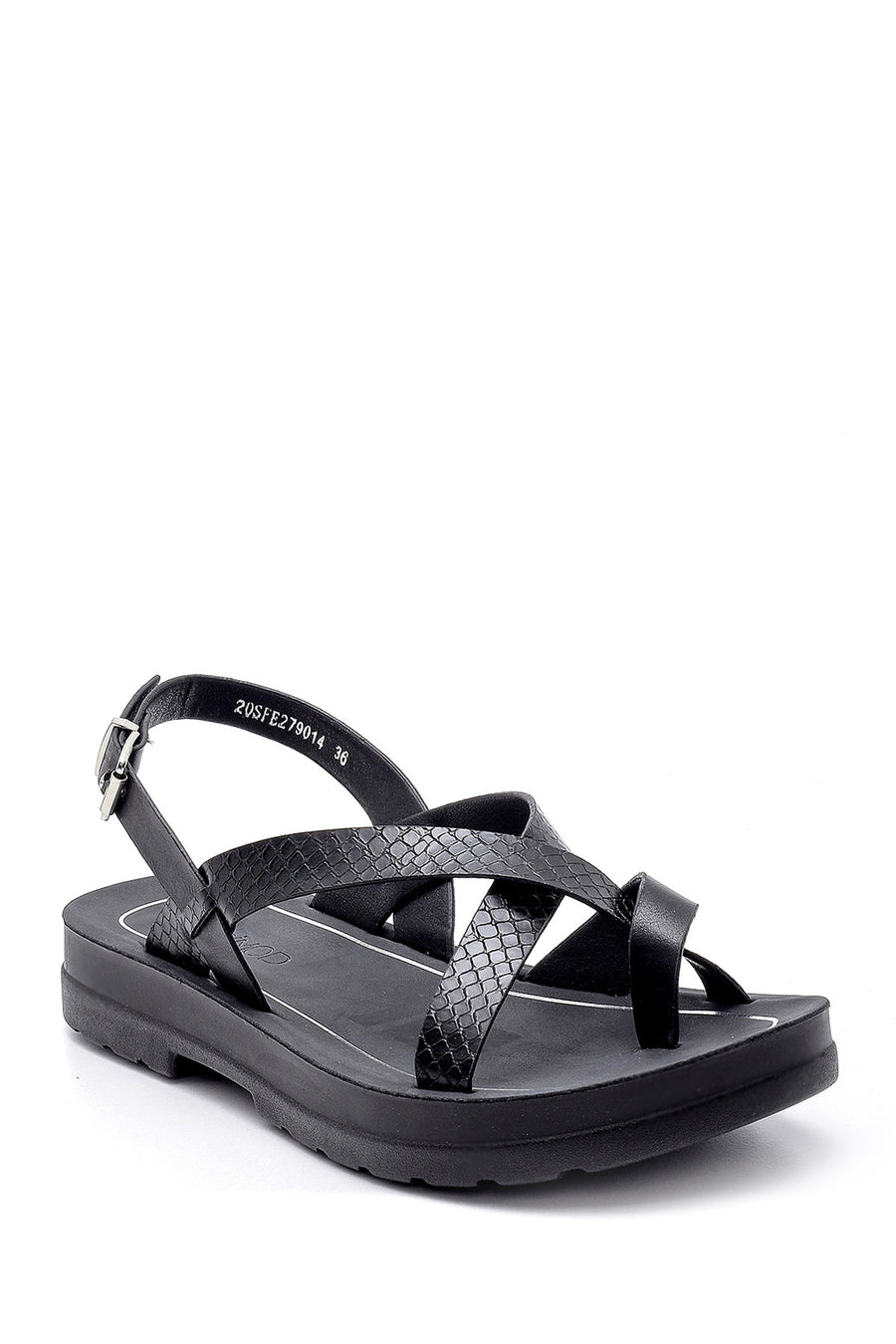 Women's Snakeskin Patterned Sandals