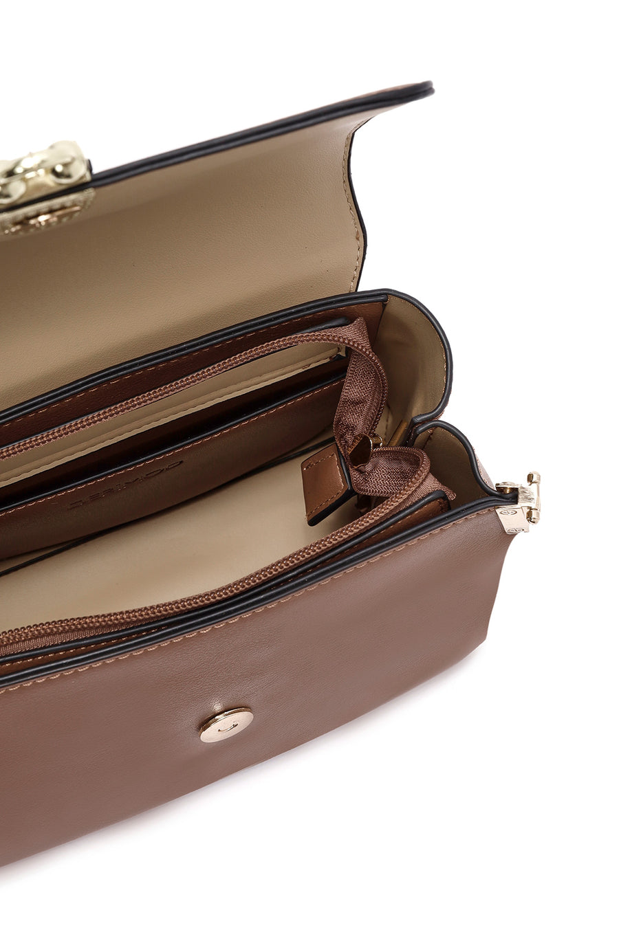 Women's Brown Long Strap Shoulder Bag
