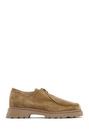 Women's Mink Suede Leather Oxford Shoes | Derimod