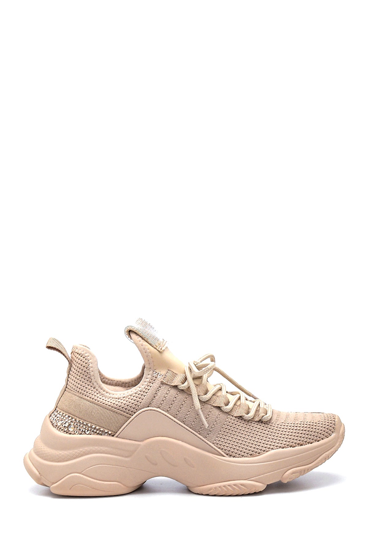 Women's Beige Stone Thick Soled Sneaker 21WFD430914 | Derimod