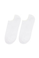 Women's White 75% Cotton, 23% Polyester, 2% Elastane Socks | Derimod