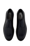 Men's Navy Blue Leather Classic Shoes | Derimod