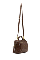 Woman Brown Long-Strap Crossbody Bag | Derimod