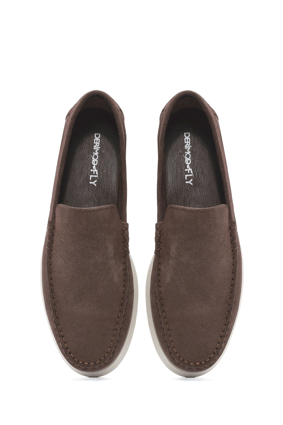 Derimod Fly Men's Mink Suede Leather Loafer