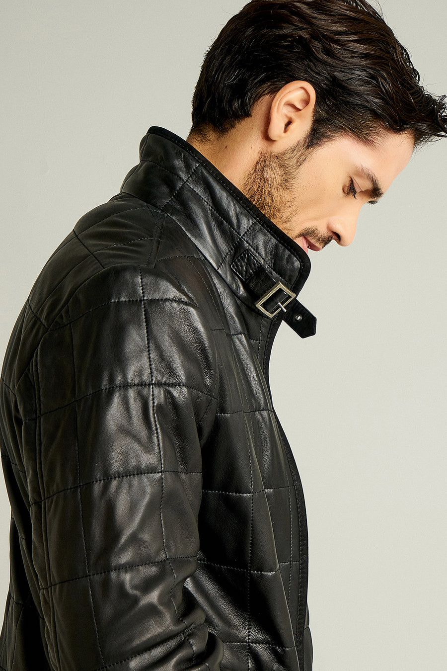 Asensio Men's Leather Jacket