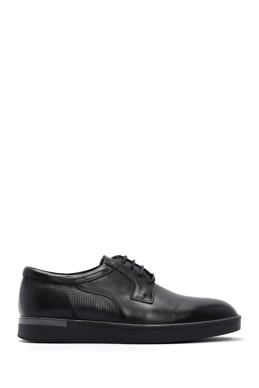 Men's Black Leather Casual Shoes 23WFD684418 | Derimod
