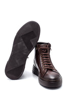 Men's Leather Zippered Boots | Derimod