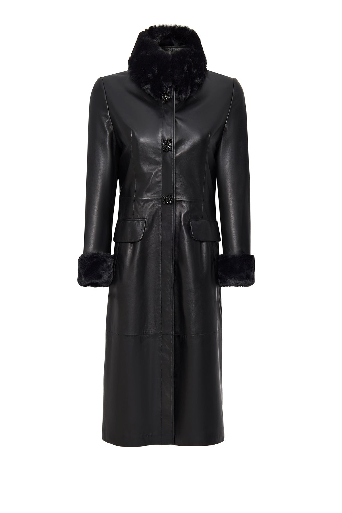 Mirella Women's Black Coat 23WGE51671M | Derimod