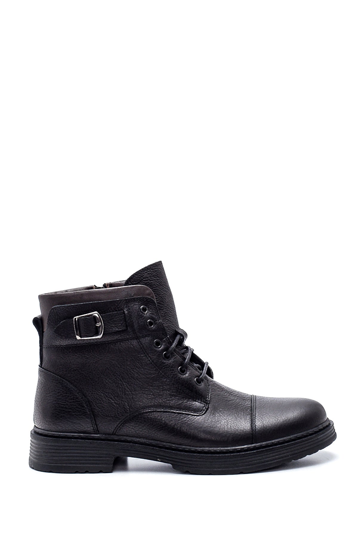 Men's Black Leather Classic Boots 22WFD6200FT | Derimod