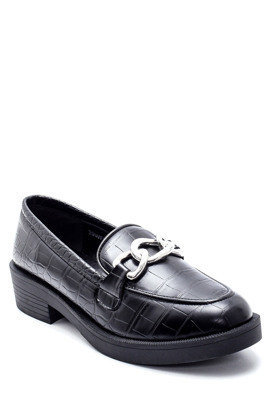 Women's Crocodile Patterned Loafer
