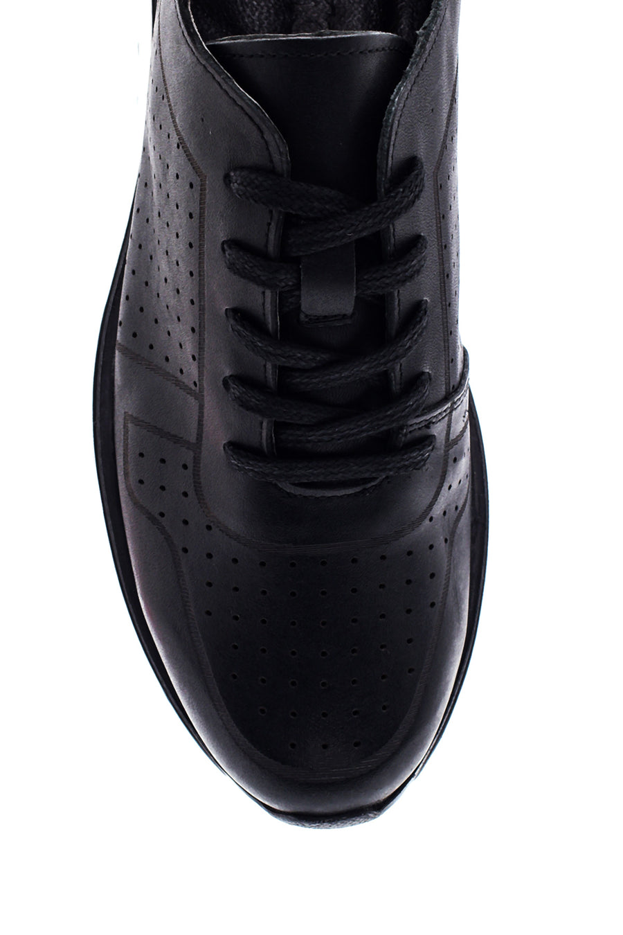 Men's Leather Perforated Sneaker