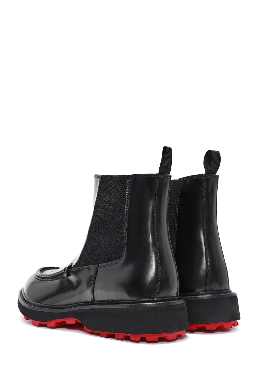 Men's Black Leather Chelsea Boots