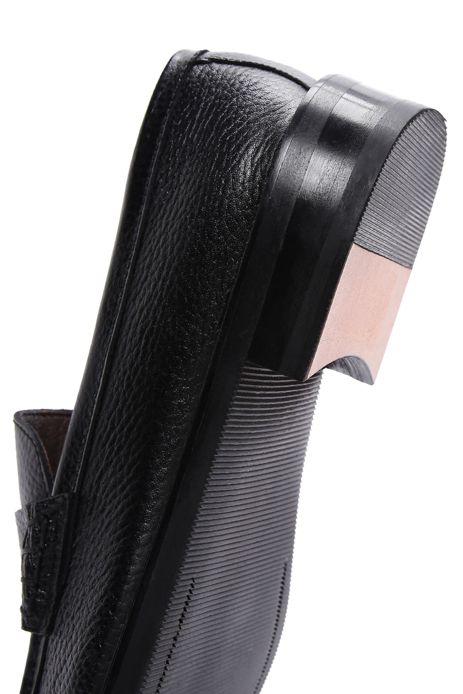 Men's Black Leather Classic Loafer