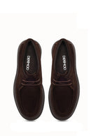 Male Brown Lace-up Suede Casual Shoes | Derimod