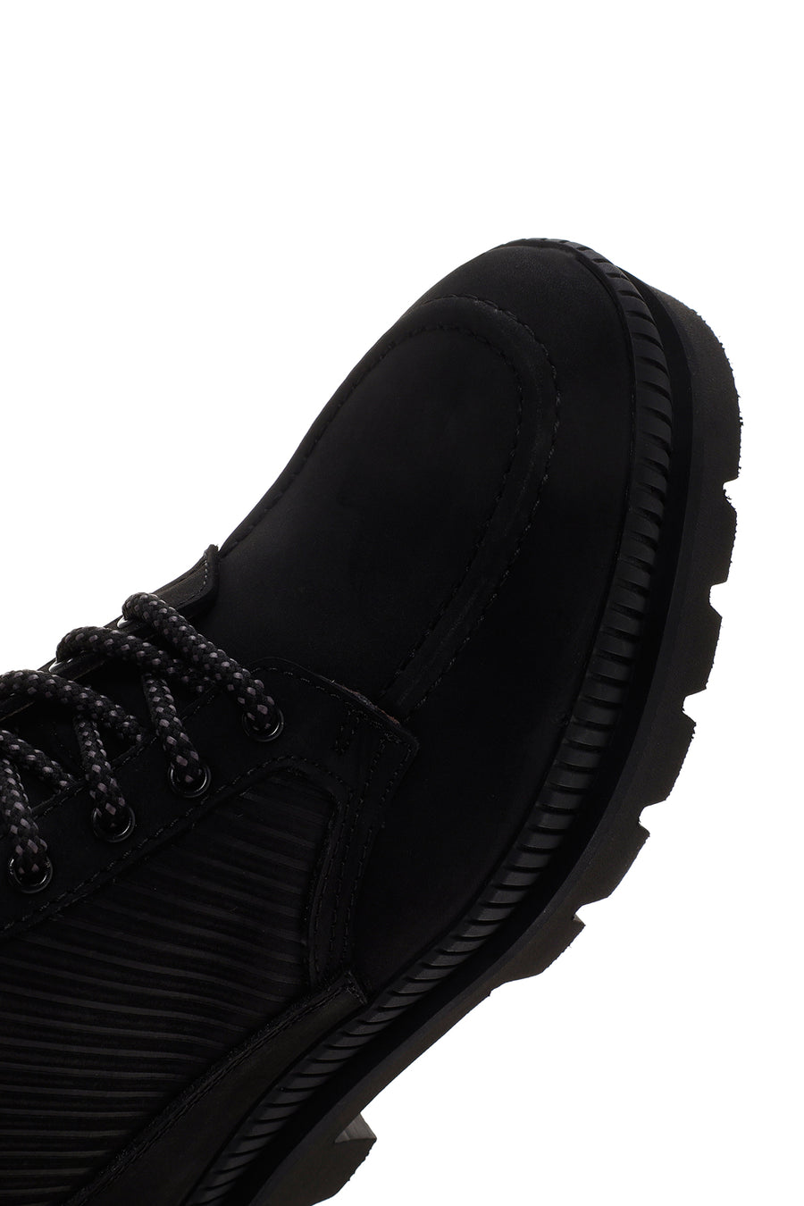 Men's Black Nubuck Leather Casual Boots