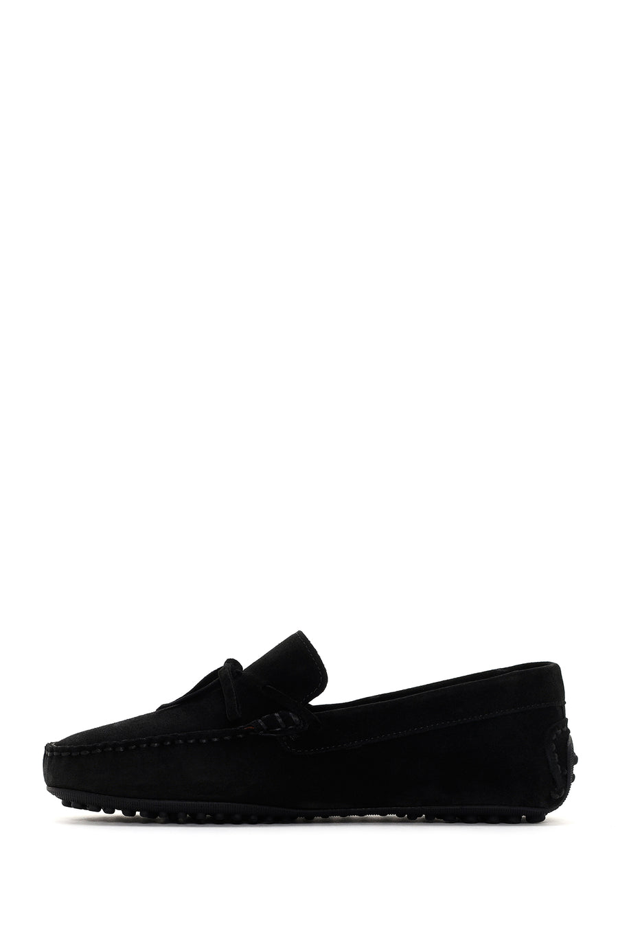 Men's Black Suede Leather Casual Loafer