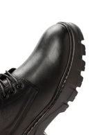 Men's Black Lace-Up Leather Casual Boots | Derimod